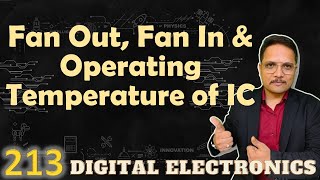 Digital IC Parameters Fan Out Fan In and Operating Temperature [upl. by Belden]