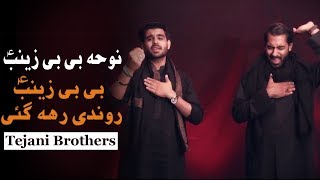 24 Safar Noha Bibi Zainab sa  Bibi Zainab Rondi Reh Gayi  Tejani Brothers  Nohay 2017  1439H [upl. by Carolus]