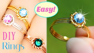 The Lazy Ring Tutorial  EASY DIY Rings Anyone Can Make In Seconds or Minutes [upl. by Luigino]