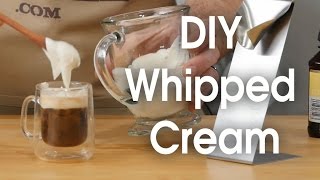 DIY whipped cream in 60 seconds [upl. by Gan]