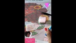 How to Diamond Paint 101 For Beginners Square Canvas Used [upl. by Burke]