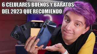 Top 6 mejores smartphones GAMA BAJA 2023 ¡Valen la pena [upl. by Acirahs975]