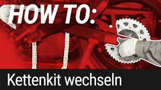 HOW TO Kettensatz wechseln am Motorrad [upl. by Janeva]