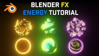 Blender Energy FX Tutorial Blender [upl. by Lexy]