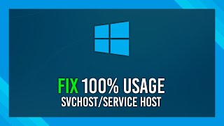 Fix 100 CPU Usage SvchostexeService Host  Windows 10 Guide [upl. by Topping]