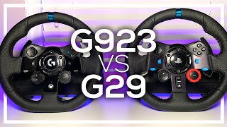 Logitech G923 vs G29 amp G920  Worth the Upgrade [upl. by Annez]