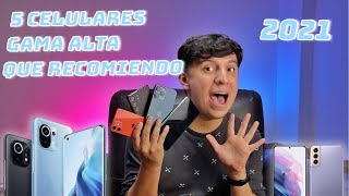 Top 5 mejores smartphones gama alta 2021 [upl. by Holofernes685]