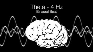 Supercharge Theta Binaural Beat  4Hz 1h Pure [upl. by Amrak]