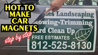 How to make car magnets step by step [upl. by Amalbergas819]