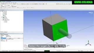 ✅ ANSYS DESIGN MODELER  Projection  Basic Tutorial 10 [upl. by Naes662]