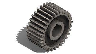 Solidworks Tutorial40  Design a Gear [upl. by Sherrill]