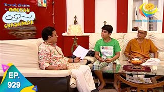 Taarak Mehta Ka Ooltah Chashmah  Episode 929  Full Episode [upl. by Ramey]