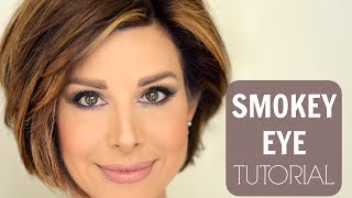 The BEST Smokey EYE Makeup Tutorial for Older Fabulous Women  Dominique Sachse [upl. by Calan]