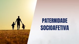 Paternidade socioafetiva [upl. by Amsed]