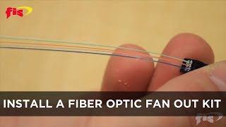 How To Install A Fiber Optic Fan Out Kit [upl. by Ardnad]