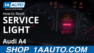 How to Reset Service Light 0409 Audi A4 [upl. by Llirred]