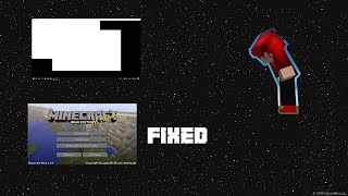 How To Fix Minecraft White Screen Tutorial [upl. by Lawson332]