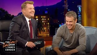 Boston Accent Lesson w Matt Damon [upl. by Bullough392]