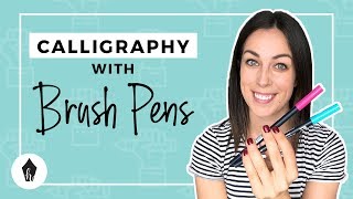 Beginners Guide To Using Brush Pens for Modern Calligraphy [upl. by Hubert]