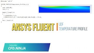 ✅ ANSYS FLUENT  UDF Tutorial Temperature Profile [upl. by Evelyn294]