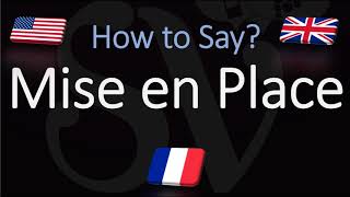 How to Pronounce Mise en Place CORRECTLY French Cooking Term Pronunciation [upl. by Oremoh]