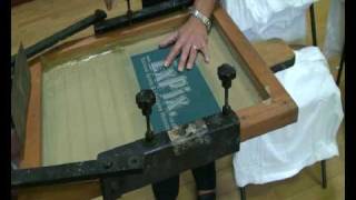 How to silk screen print in 4 minutes [upl. by Nialb877]