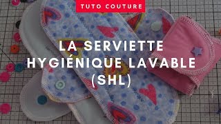 Comment coudre une serviette hygiénique ou un protège slip lavable [upl. by Hairam]