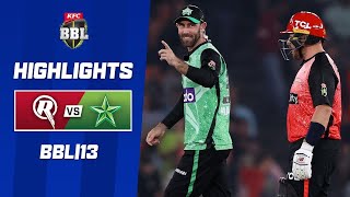 Melbourne Renegades v Melbourne Stars  BBL13 [upl. by Oneal]