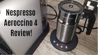 Nespresso Aeroccino 4 Milk Frother Review  Worth upgrading from the Aeroccino 3 [upl. by Aronoh]