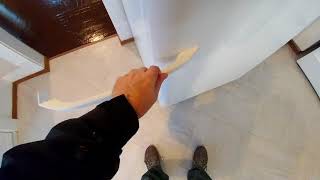 Frigidaire Refrigerator Door Handle Removal Demo [upl. by Ahsiuqat]