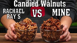 Candied Walnuts Showdown  My Spiced Baked Walnuts With Honey Vs Rachael Ray’s Candied Walnuts [upl. by Arias]