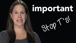 How to Pronounce IMPORTANT  American English [upl. by Rosaleen]