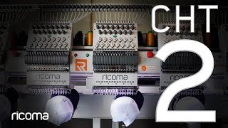 CHT2 Demo  Brand New Commercial Embroidery Machine by Ricoma [upl. by Benjy461]