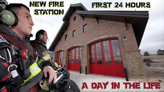 First 24 Hours in a New Fire Station  A Day in the Life [upl. by Alathia]