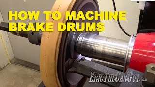 How To Machine Brake Drums EricTheCarGuy [upl. by Ferrand637]