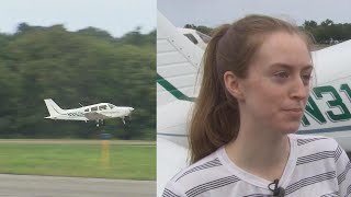 17YearOld Flies Again After Crash Landing During First Solo Flight [upl. by Guillermo]