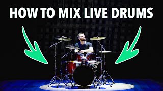 How to Mix Live Drums EQ Compression amp Gating [upl. by Acsicnarf]