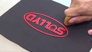 SOLLYD RG3770 Screen Printing Silicone for Oxford Fabric [upl. by Xirtaeb]