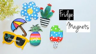 DIY Fridge Magnets  How to make fridge magnets at home  Part 2 [upl. by Westerfield596]