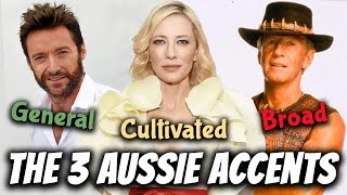 The 3 Australian Accents General Cultivated amp Broad  Australian Pronunciation [upl. by Glialentn]