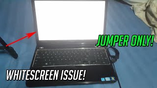 LAPTOP WHITE SCREEN PROBLEM  JUMPER ONLY  TAGALOG [upl. by Goeger]