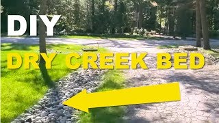 How to Build a DIY Dry Creek Bed [upl. by Nogaem]