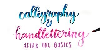 How To Calligraphy amp Handlettering  Blending Colors Stylizing amp More [upl. by Brelje40]