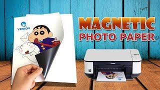 How to use Magnetic photo paper on fridge [upl. by Lelia317]