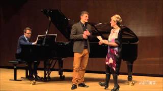 Joyce DiDonato Master Class December 10 2015 Jakub Józef Orliński amp Michał Biel [upl. by Wearing]