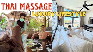 Fun THAI Massage Luxury lifestyle in 🇹🇭 [upl. by Ahsemad]