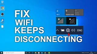 Fix WiFi Keeps Disconnecting On Windows 10 [upl. by Ahsenrad531]