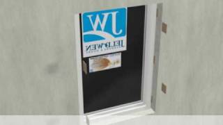 JELDWEN Flush Fin or Windowmaster EZ Frame Vinyl Window Installation [upl. by Siver]