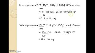 Numericals Lime Soda Method [upl. by Cammi704]