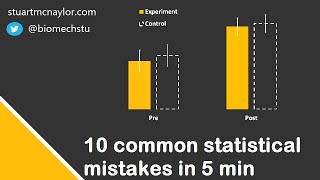 Ten Statistical Mistakes in 5 Min [upl. by Adnalahs292]